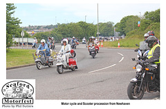 Style in the procession to Seaford Motorfest 23 6 2024