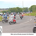 Style in the procession to Seaford Motorfest 23 6 2024