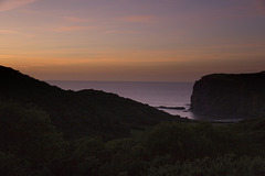 Evening sky at Crackington Haven