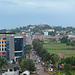 Uganda, Albert Cook Road in Kampala and Namirembe Cathedral on the Hill