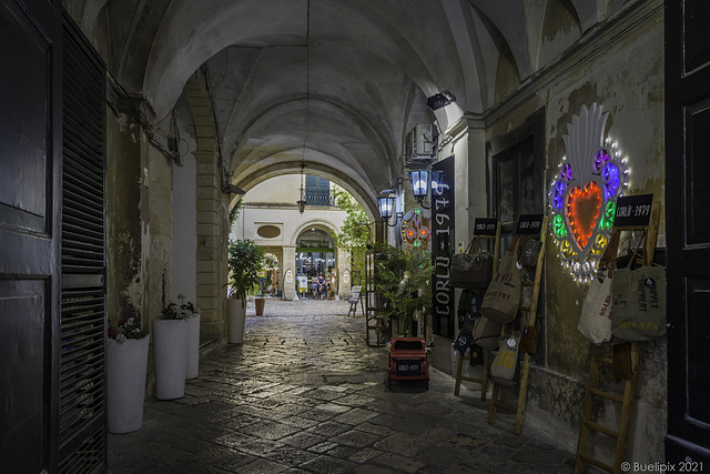 in der Via Vittorio Emanuele II, Lecce (© Buelipix)