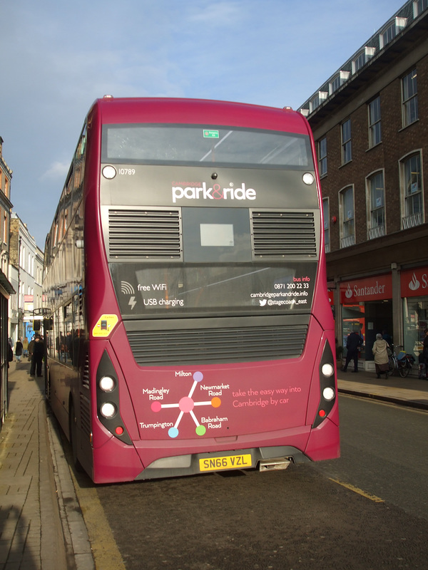 DSCF6065  Stagecoach East (Cambus) SN66  VZL in Cambridge - 2 Feb 2017