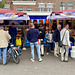 Fishmonger at the Leiden market