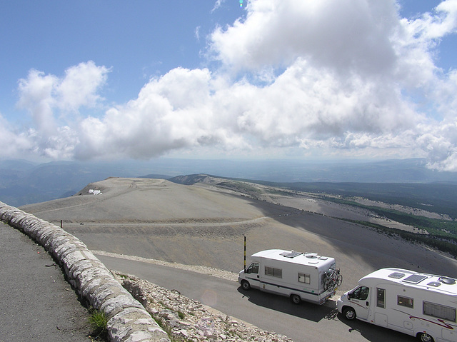 Abfahrt vom Mont Ventoux (+ 1 PiP)