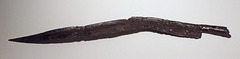 Iberian Sickle-Shaped Knife in the Archaeological Museum of Madrid, October 2022