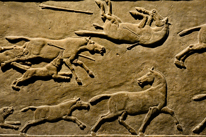 London 2018 – British Museum – Horses on the run