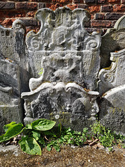 st john's church, hackney, london , c18 gravestones (2)