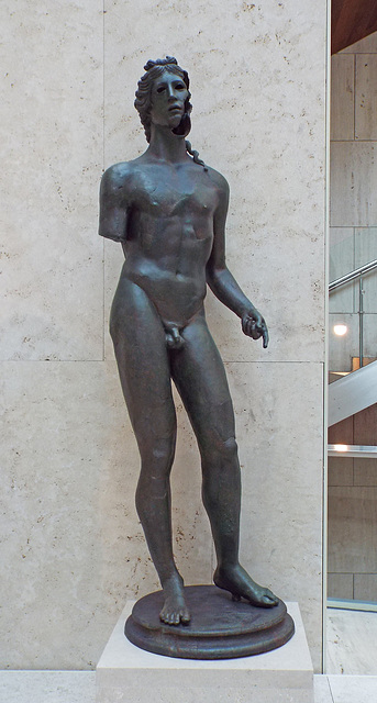 Bronze Apollo from Termantia in the Archaeological Museum of Madrid, October 2022