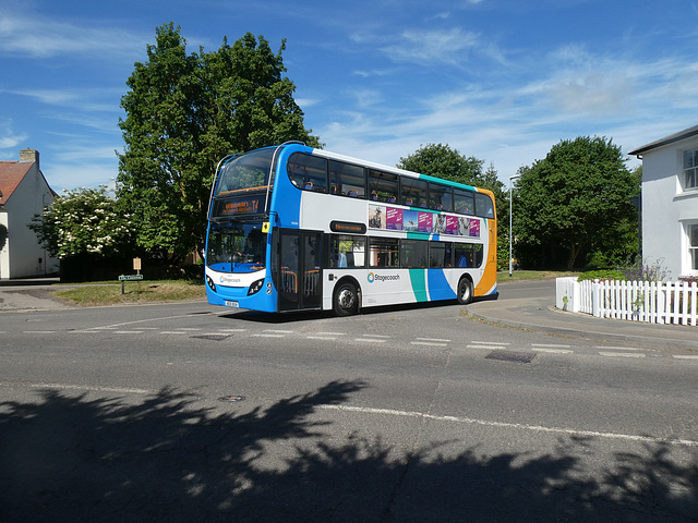 Stagecoach East 19589 (AE10 BXA) in Burwell - 30 May 2025 (P1210196)