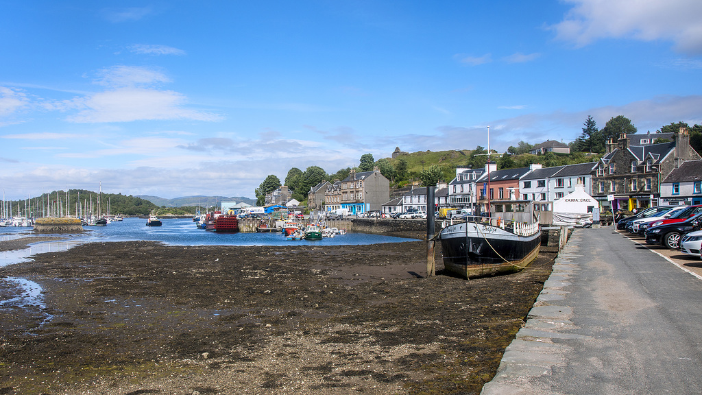 Tarbert Harbour at Low Tide