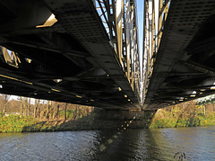 Eisenbahnbrücke bei Herne über den Rhein-Herne-Kanal