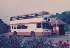 GMPTE standard bus at Norden, Rochdale - Aug 1976