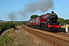 Stanier LMS class 6P Jubilee 4-6-0 45699 LEANDER with 1Z27 17.13 Scarborough - Carnforth The Scarborough Spa Express at Pasture Lane, Seamer 8th August 2019.