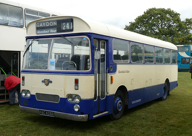 Preserved former Stratford Blue HAC 628D at Showbus - 29 Sep 2019 (P1040507)