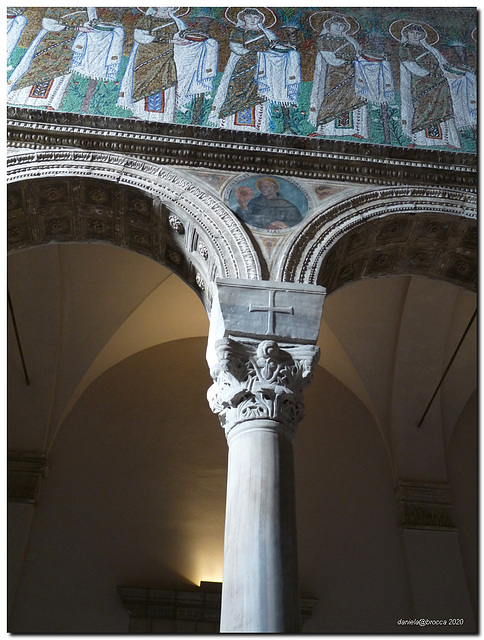 Column and mosaics