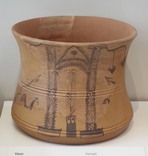 Late Celtiberian Vessel from Arcobriga in the Archaeological Museum of Madrid, October 2022