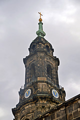 Der Turm der Kreuzkirche Dresden