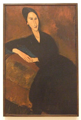 Anna Zborowska by Modigliani in the Museum of Modern Art, March 2010