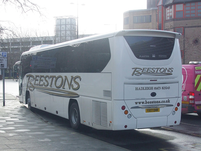 DSCF0592 Beestons Coaches YX17 OHR in Ipswich - 2 Feb 2018 DSCF0592 Beestons Coaches YX17 OHR in Ipswich - 2 Feb 2018