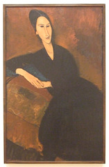 Anna Zborowska by Modigliani in the Museum of Modern Art, March 2010