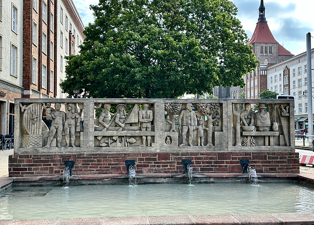 Brunnen 'Menschen am Wasser'