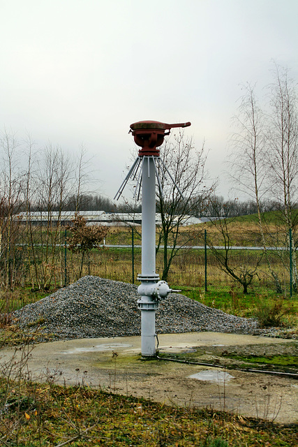 Zeche Victor 3/4, Protegohaube über dem ehem. Schacht 3 (Castrop-Rauxel-Habinghorst) / 26.12.2019