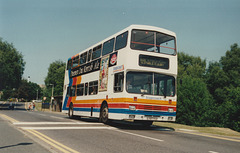 East Kent Road Car Co 227 (G707 TCD) at UKC Canterbury – 30 Jun 1995 (275-04)