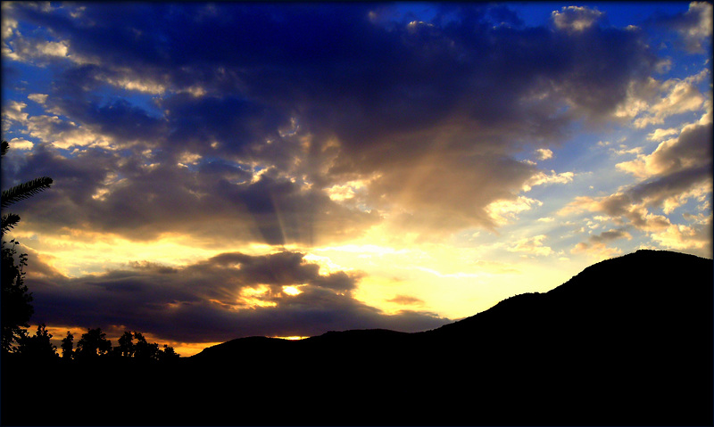 Sunset over Cercedilla