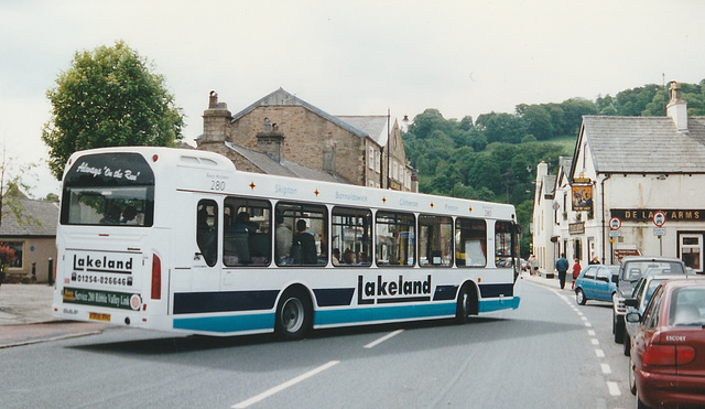 Lakeland Coaches X906 RHG at Whalley - 31 May 2001 Lakeland Coaches X906 RHG at Whalley - 31 May 2001