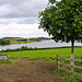 Looking over Staunton Harold Reservoir towards the Visitor Centre from near White Leys