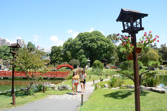 In the Japanese Garden of Buenos Aires