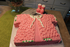 # 1~~~~ " Baby Jacket cake and Booties to match :)  see # 2