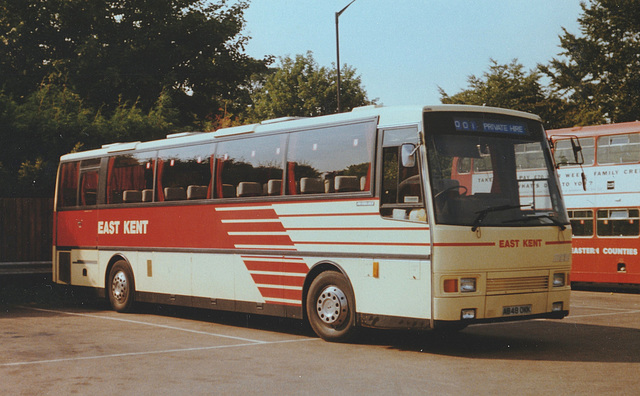 East Kent 8848 (A848 OKK) in Bury St. Edmunds – 24 Aug 1989 (97-16)