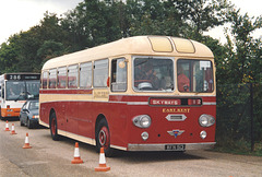 Preserved former East Kent WFN 513 arriving at Showbus, Duxford – 26 Sep 1993 (205-32)