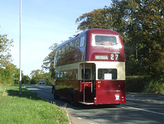 DSCF4910 Former Leicester CT 164 (TBC 164) heading to the Delaine Running Day - 29 Sep 2018