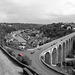 Bridge over the River Rance at Dinan, Brittany