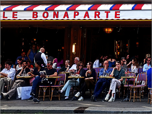 La terrasse affiche "complet"