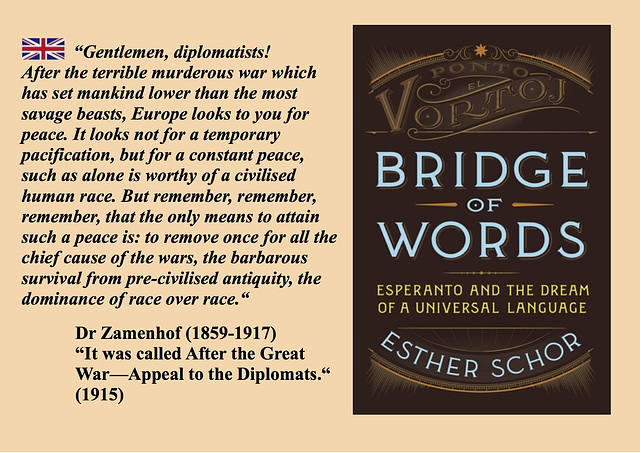 a de majo-Zamenhof After the Great War— Bridge