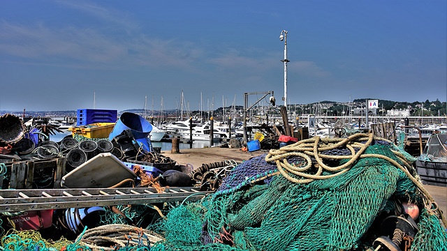 Torquay UK / Die Fischer sind nur noch Randfiguren