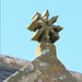 Founded / 3rd November / 1856 carved under these three finials on the farmhouse