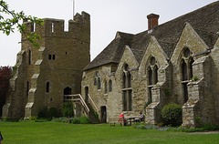 Stepped buttresses