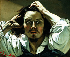 Gustave Courbet:  memportreto La malesperiĝinto