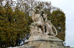 FR - Montpellier - Engel auf Löwe