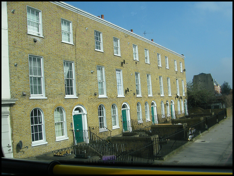 green doors in Stepney