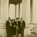 People Posing at Plymouth Rock, Plymouth, Massachusetts