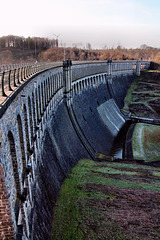 Staumauer der Ennepetalsperre (Breckerfeld) / 27.01.2024