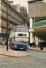 West Midlands Travel 2364 (LOA 364X) in Stephenson Street, Birmingham – 23 Mar 1993 (188-3)