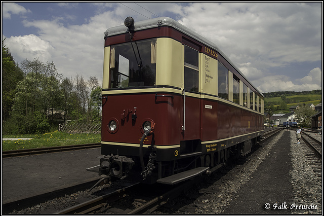 Zittauer Dieselwagen im Erzgebirge