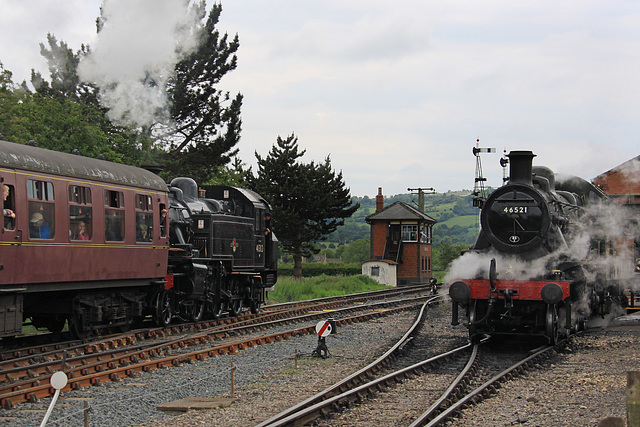 At the Gloucester & Warwickshire Railway