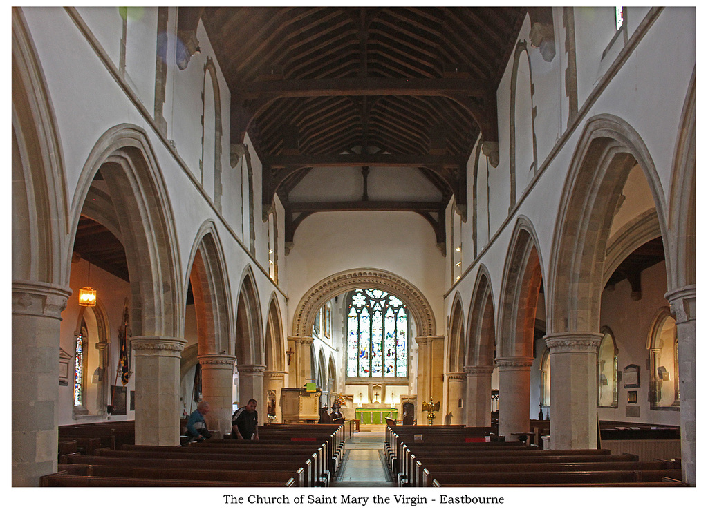 St Mary Eastbourne east from the nave - 18 10 2018